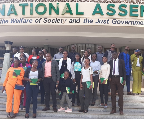 BA ( Public Administration) students academic visit to the National Assembly.